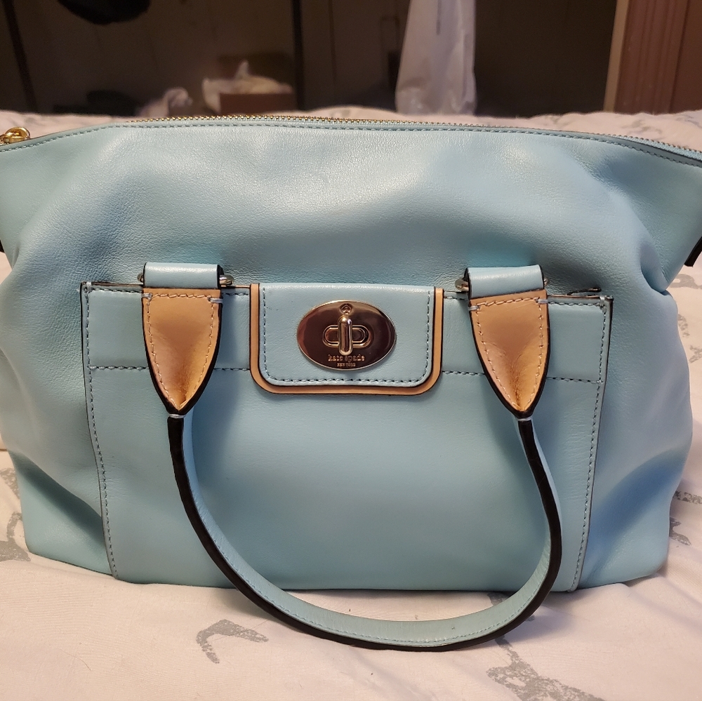 Kate Spade New York light blue medium handbag